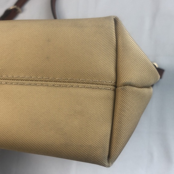Dooney & Bourke Khaki Tan Nylon Collection Adjustable Shoulder Crossbody Bag - Picture 7 of 16